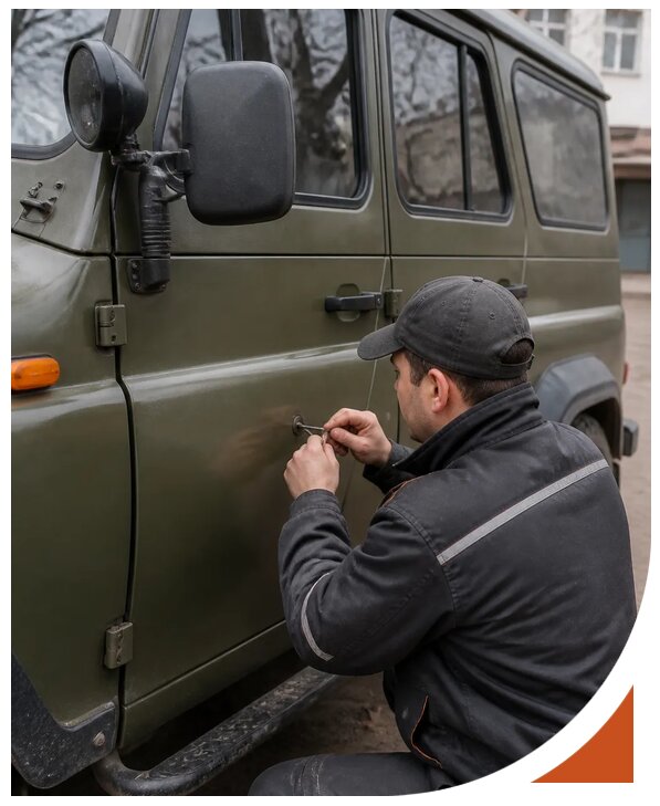 Профессиональное вскрытие автомобиля УАЗ без повреждений в Ростове